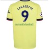 Maillot de Supporter Arsenal Alexandre Lacazette 9 Extérieur 2021-22 Pour Homme